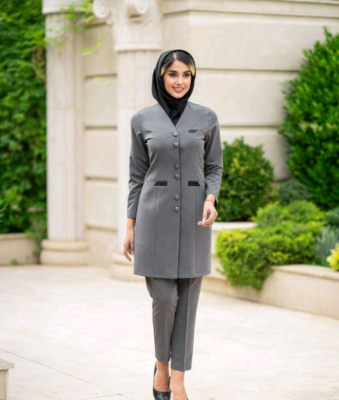 هنر خوش پوشی در انتخاب مانتو اداری.