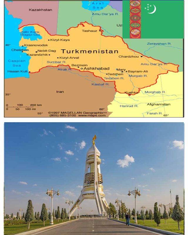 Coat and skirt in Turkmenistan