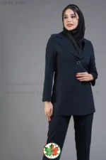 کت شلوار اداری مدل آرامش | فیونا | یقه انگلیسی | کد 0701