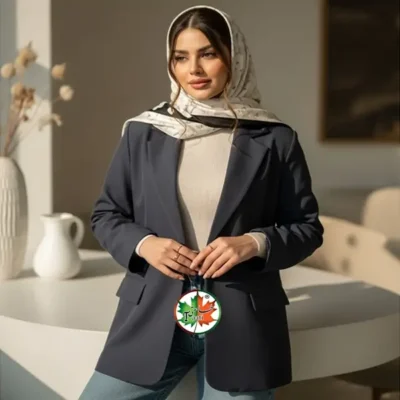 مانتو جلو باز تابستانه با پیراهن و شلوار