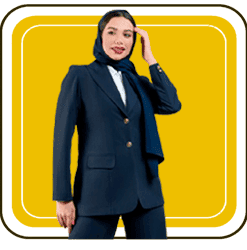 کت وشلوار زنانه فرم پوشان طاعت