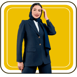 کت وشلوار زنانه فرم پوشان طاعت