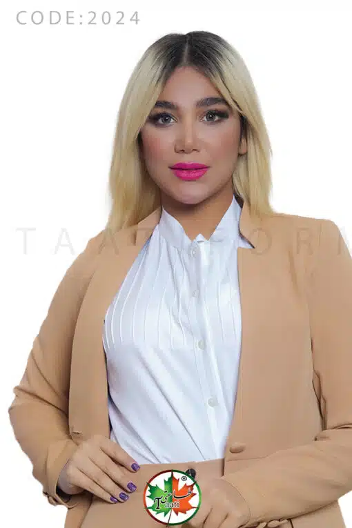 مانتو شلوار اداری کتی مدل سارینا | کد 2024