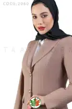 مانتو شلوار کتی اداری | مدل 2060