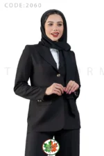 مانتو شلوار کتی اداری | مدل 2060