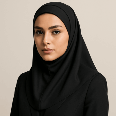 مقنعه چانه دار
