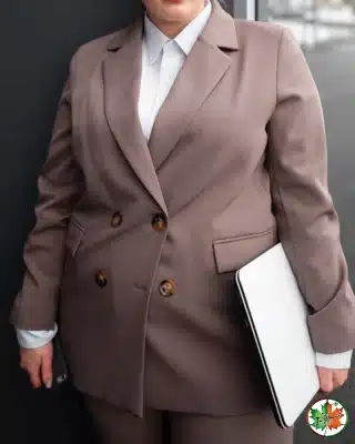 مانتو اداری برای افراد چاق