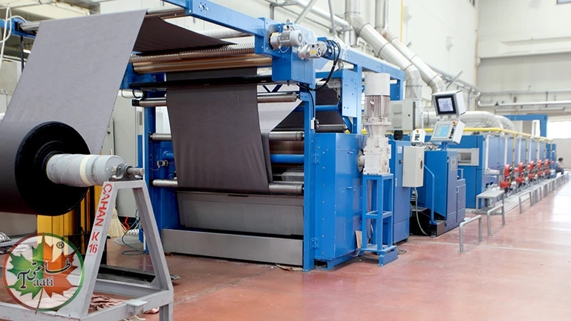 فراید تولید پارچه تترون