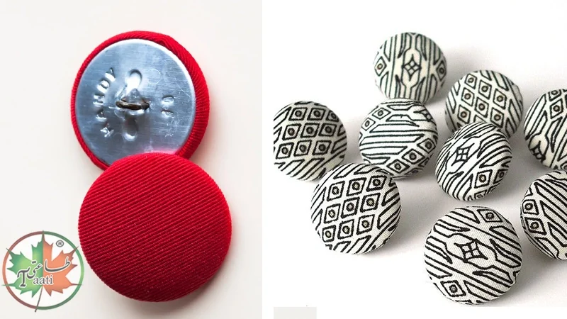 دکمه ی پارچه ای