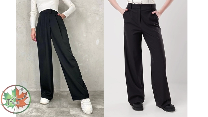 شلوار راسته پارچه ای اسپرت