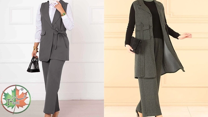 مدل مانتو سه تکه