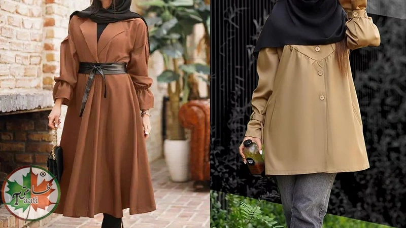 مدل مانتو جلو بسته