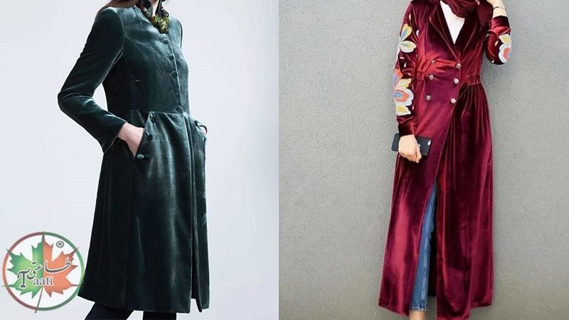 مدل مانتو مخمل