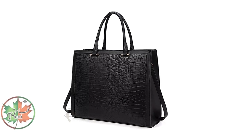 کیف اداری مشکی چرم 